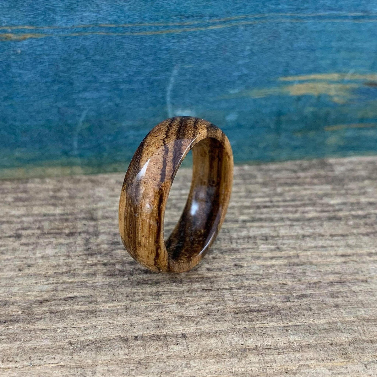 Zebrawood Ring - Custom Made Men's Wedding Bands