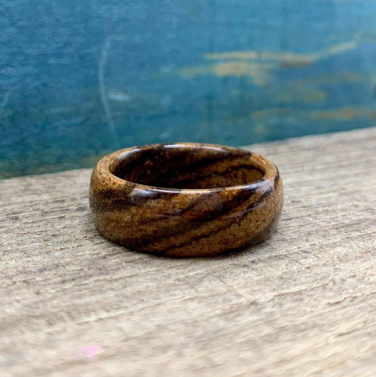 Zebrawood Ring - Custom Made Men's Wedding Bands