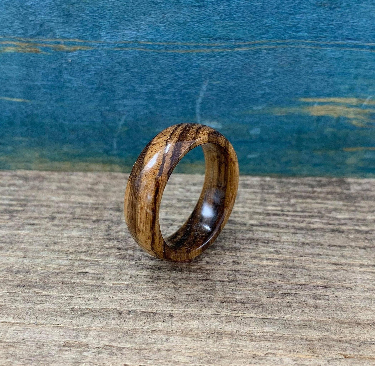 Zebrawood Ring - Custom Made Men's Wedding Bands