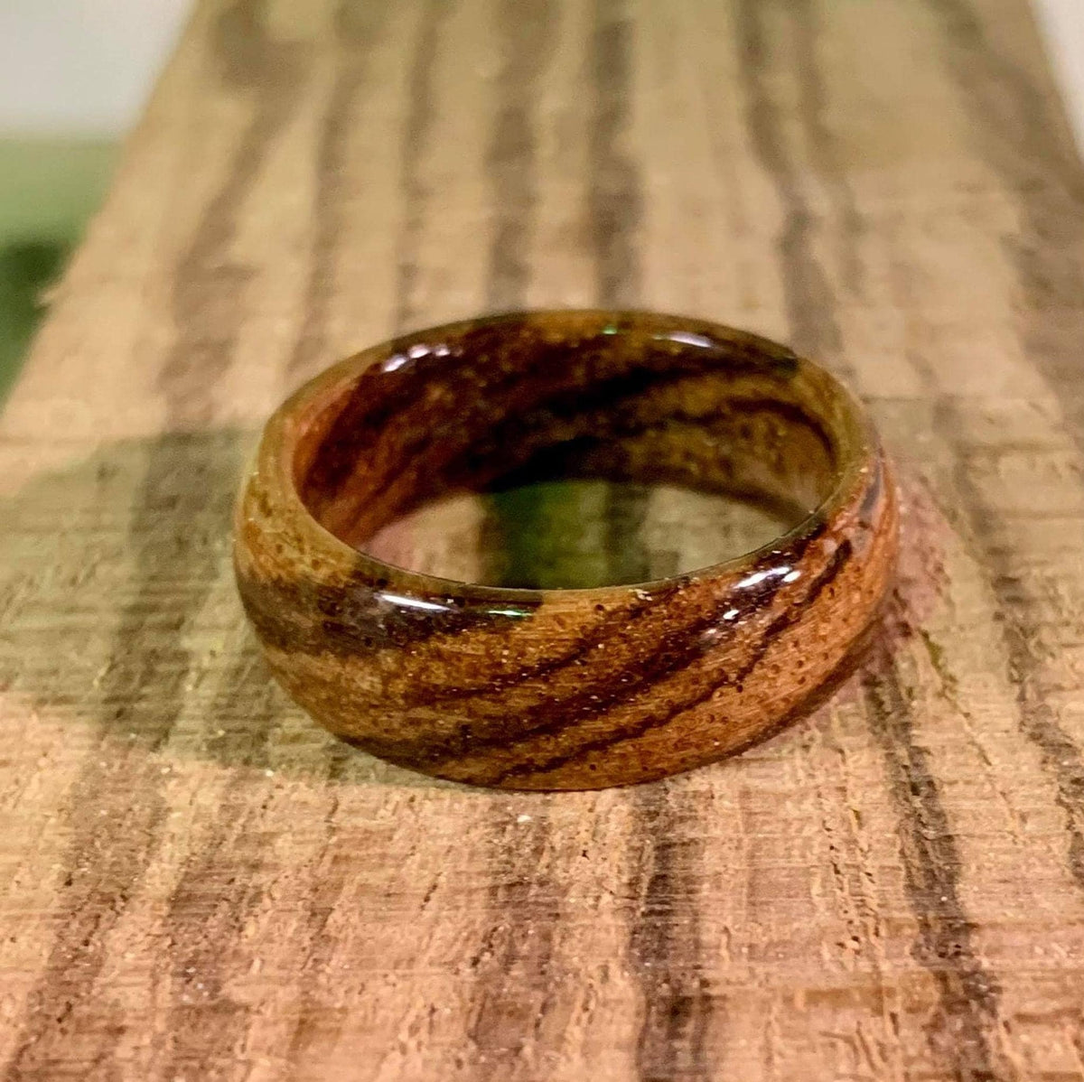 Zebrawood Ring - Custom Made Men's Wedding Bands